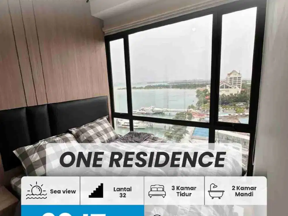DISEWAKAN APARTMENT ONE RESIDENCE. LOKASI STRATEGIS