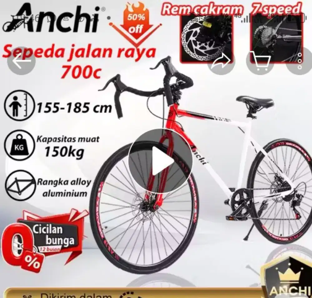 Jual sepeda anchi pixi