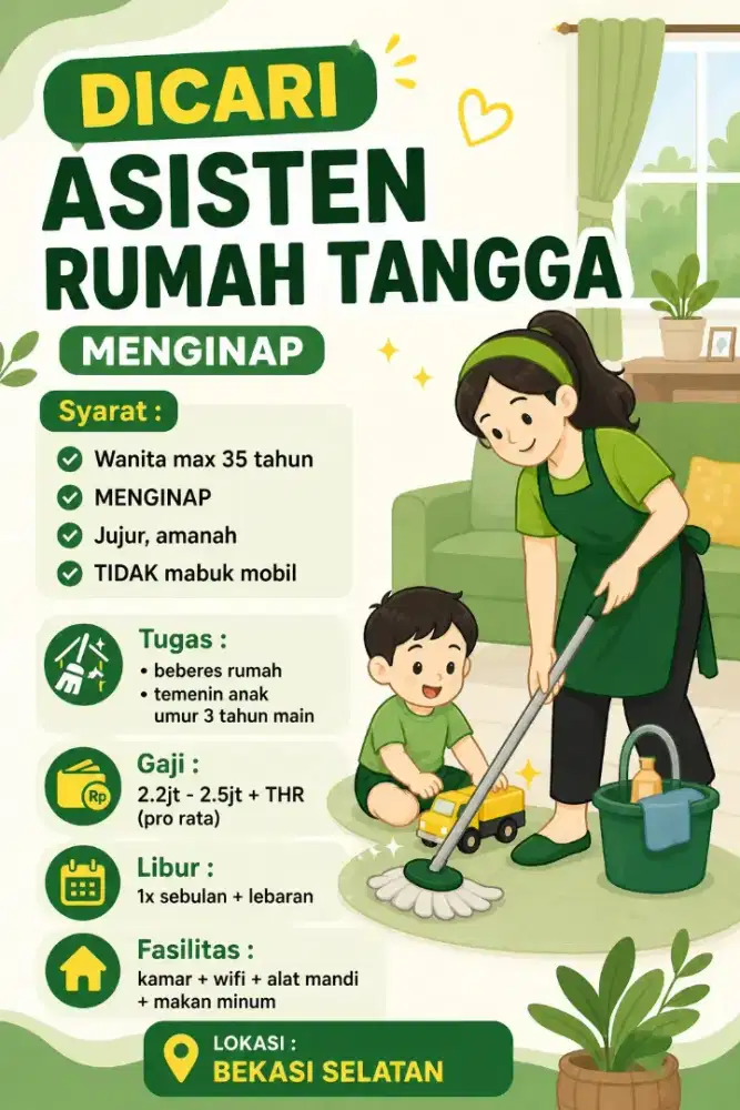 DICARI ART wanita max 35th MENGINAP