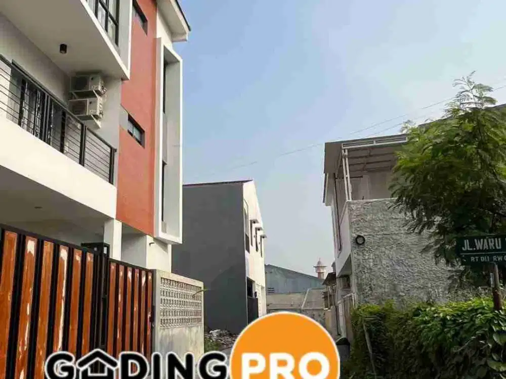 JUAL RUMAH PERUMAHAN WARU RESIDENCE JAKARTA TIMUR TMII VIEW TAMAN SHM RAPI SIAP HUNI
