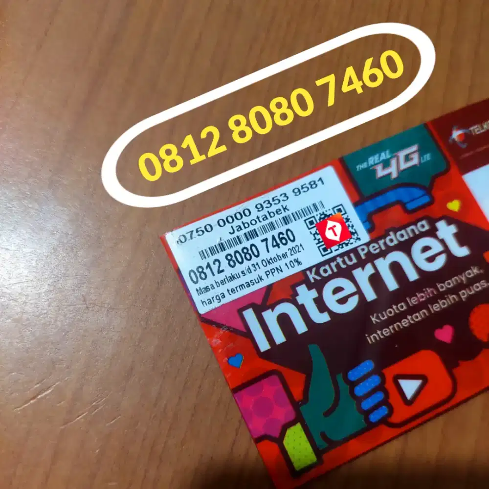 Nomor Cantik Simpati ikonik JAGO Kartu Perdana Telkomsel Prabayar