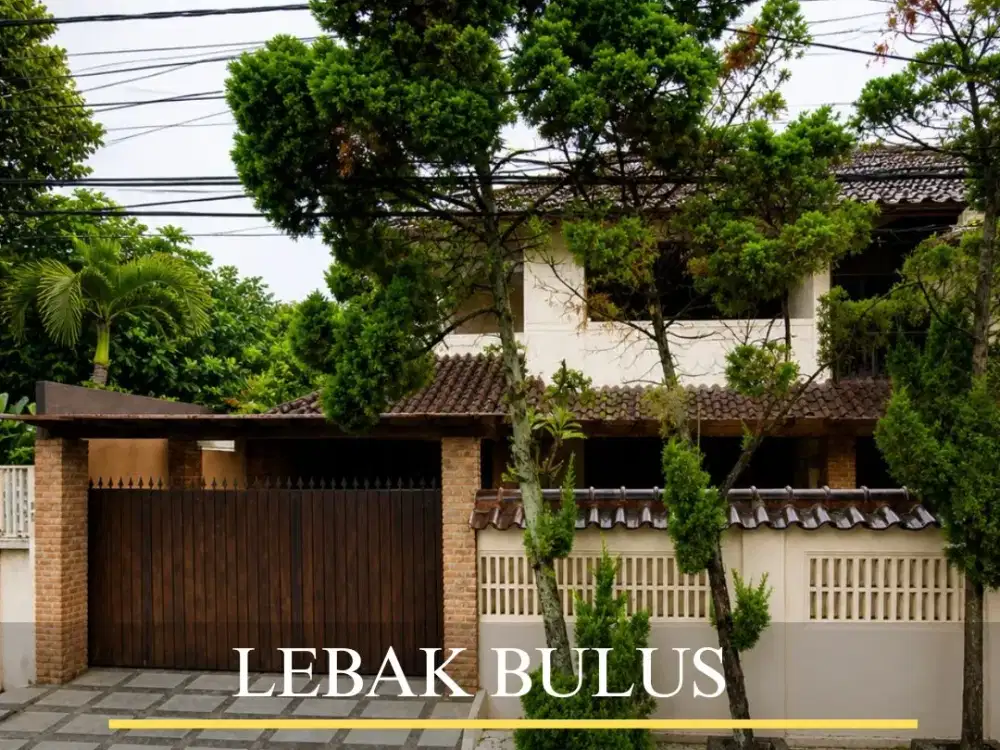 FOR SALE LEBAK BULUS SIAP HUNI DALAM KOMPLEK, POSISI HOEK