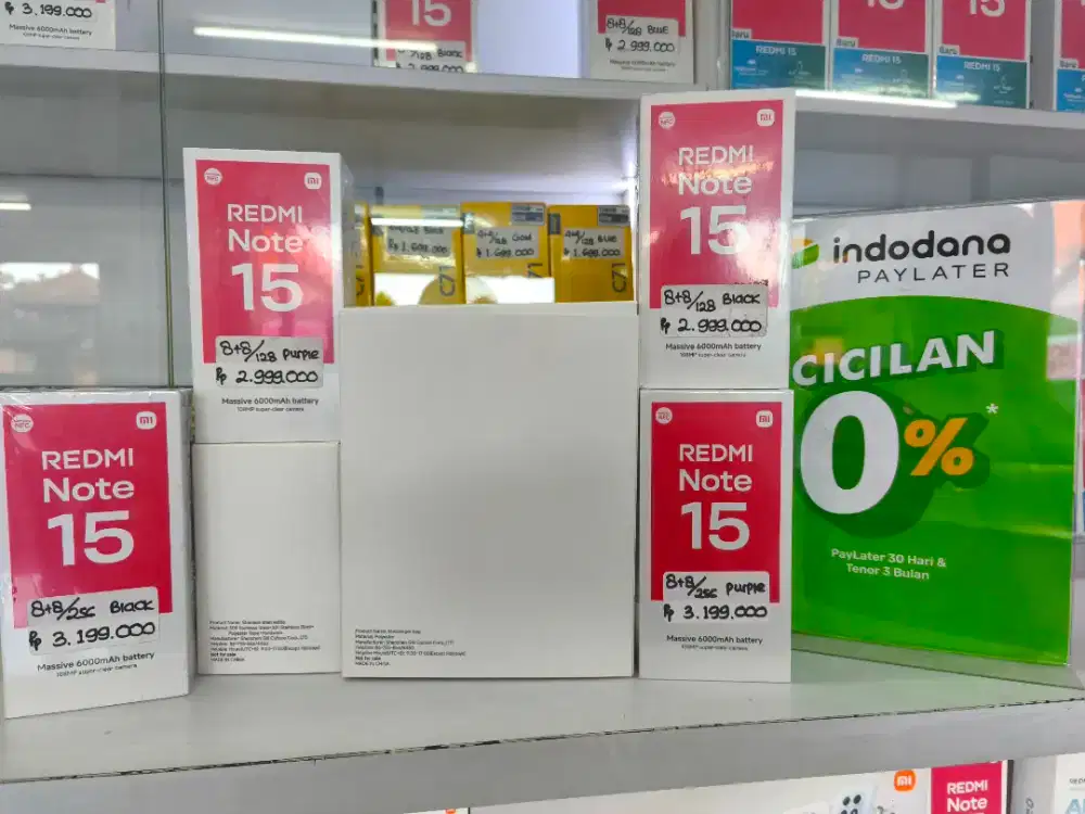 Redmi Note 15 4G FREE GIFT BOX & KREDIT TANPA DP