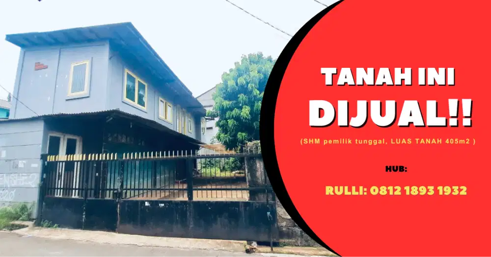 Tanah Di Jual Tangerang Selatan belakang STAN