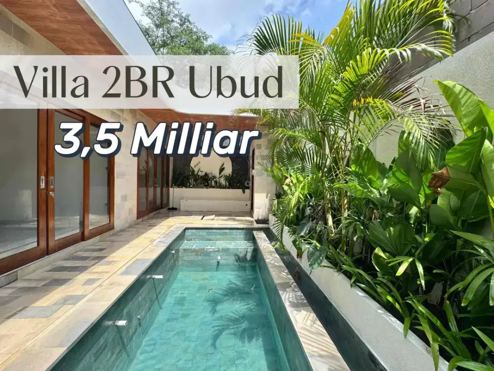 FOR SALE Villa 2BR Fully Furnished Kemenuh Dekat Ubud