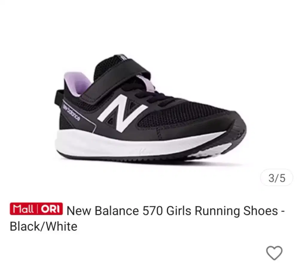 Sepatu New Balance 570 Girls size US 12 /17.5cm