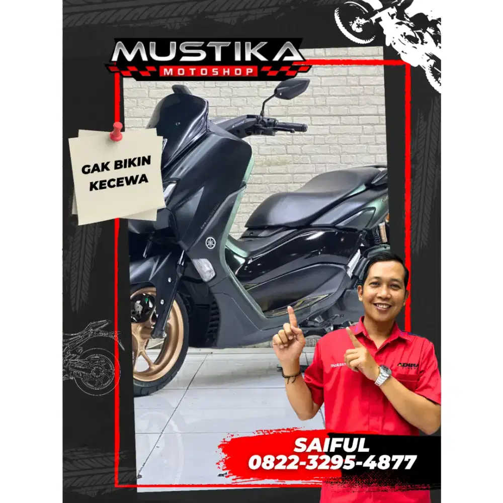 Perfect Condition!!Yamaha N Max Keyles 2022 Black N Asli Mulus-Mustika