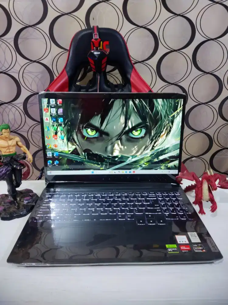 Laptop Lenovo IDE GAMING 3 RTX 2050 RYZEN SSD 512Gb DUAL VGA FULLSET