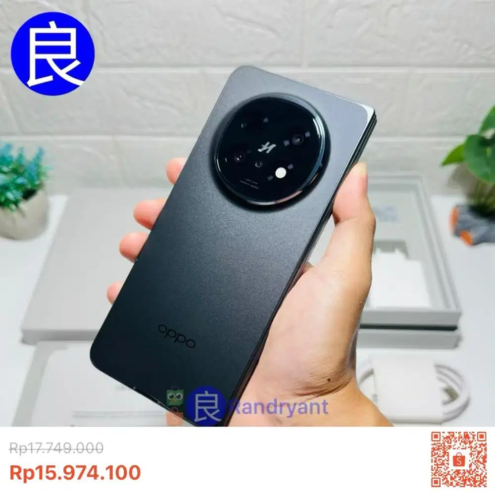Oppo Find N5 Fold 16/512GB Cosmic Black Garansi Resmi Indo Fullset Ori
