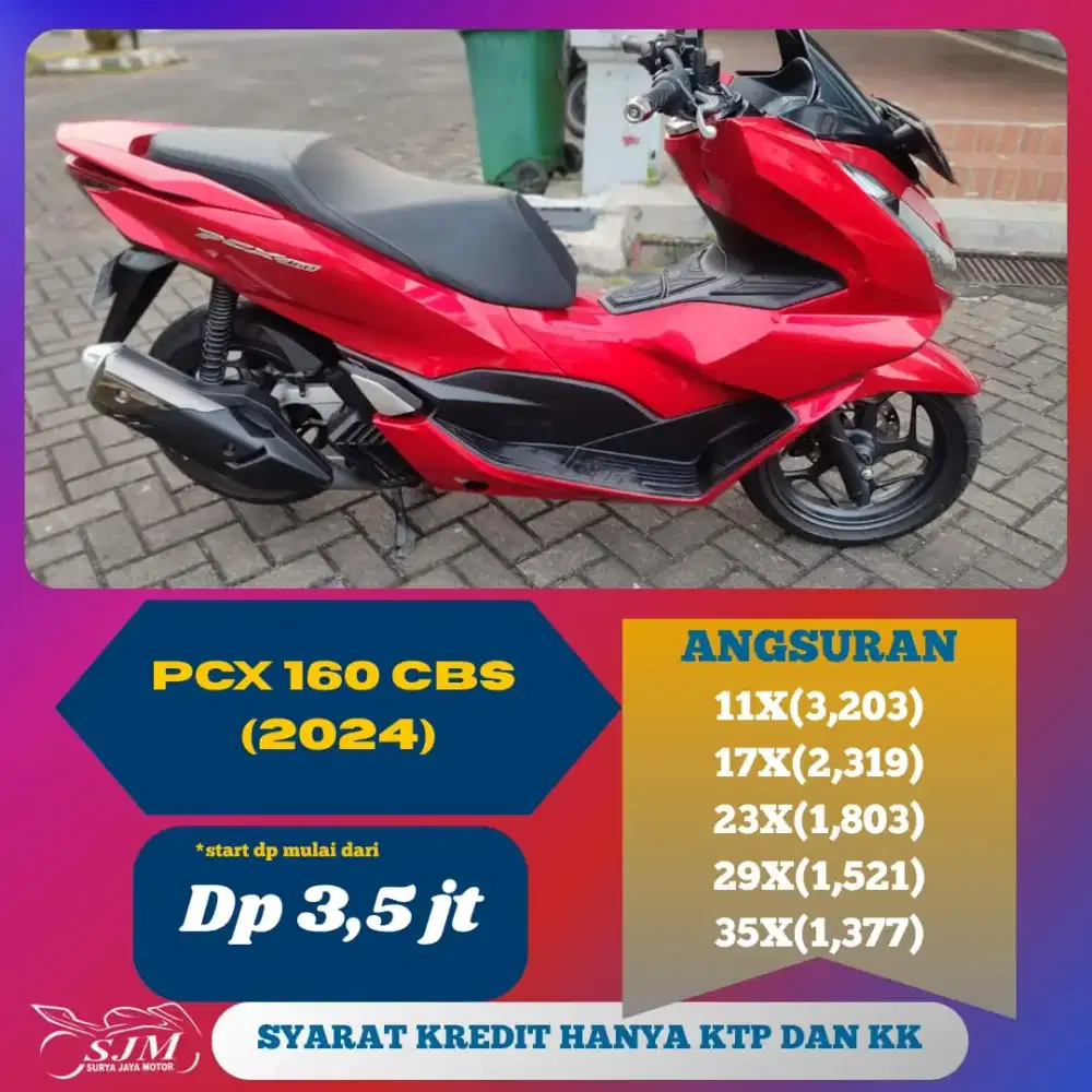 HONDA PCX 160 CBS 2024 CASH & KREDIT
