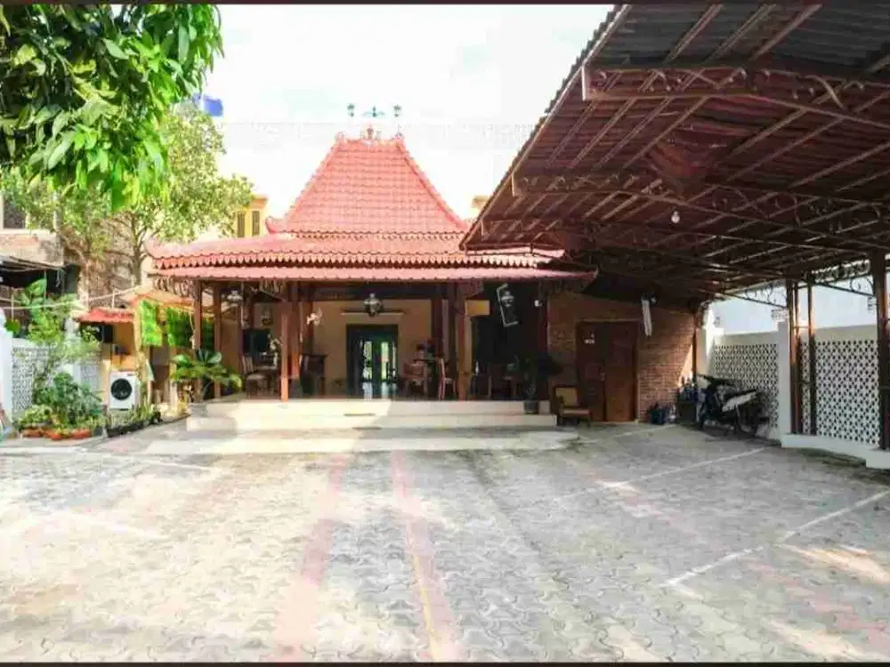 Dijual murah Homestay dan Guest house Joglo tanah luas dekat Prawirotaman dan pusat kota Jogja