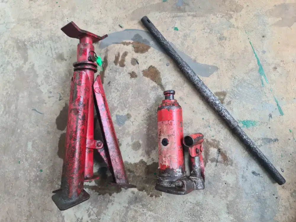 Dongkrak Botol & Jack Stand Kapasitas 2 - 3 ton