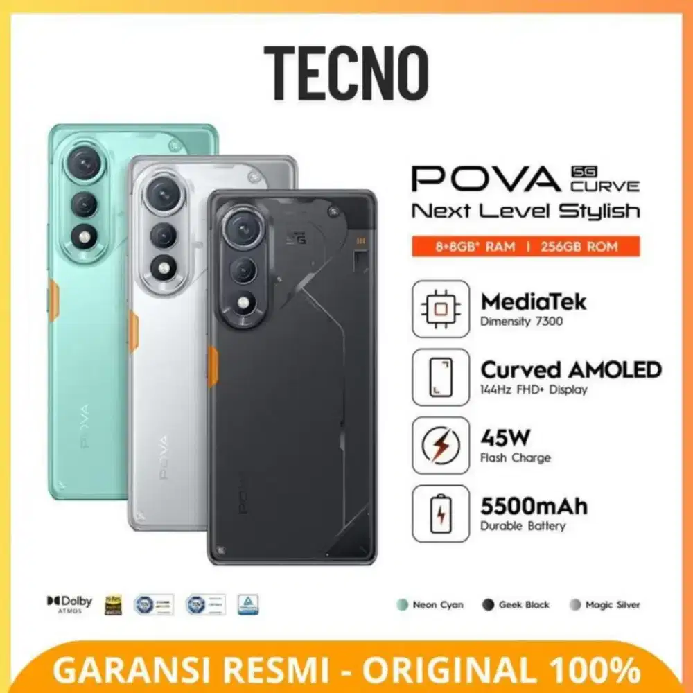 TECNO POVA 7 CURVE 5G 8/256