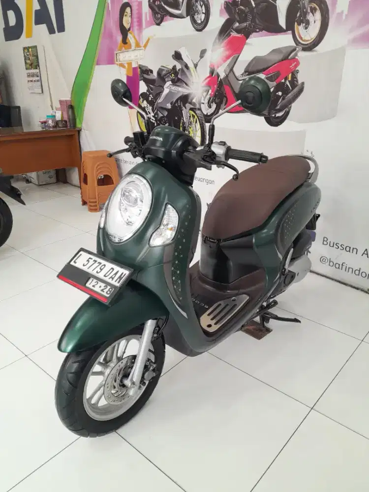 HONDA SCOOPY KEYLES 2023 HIJAU