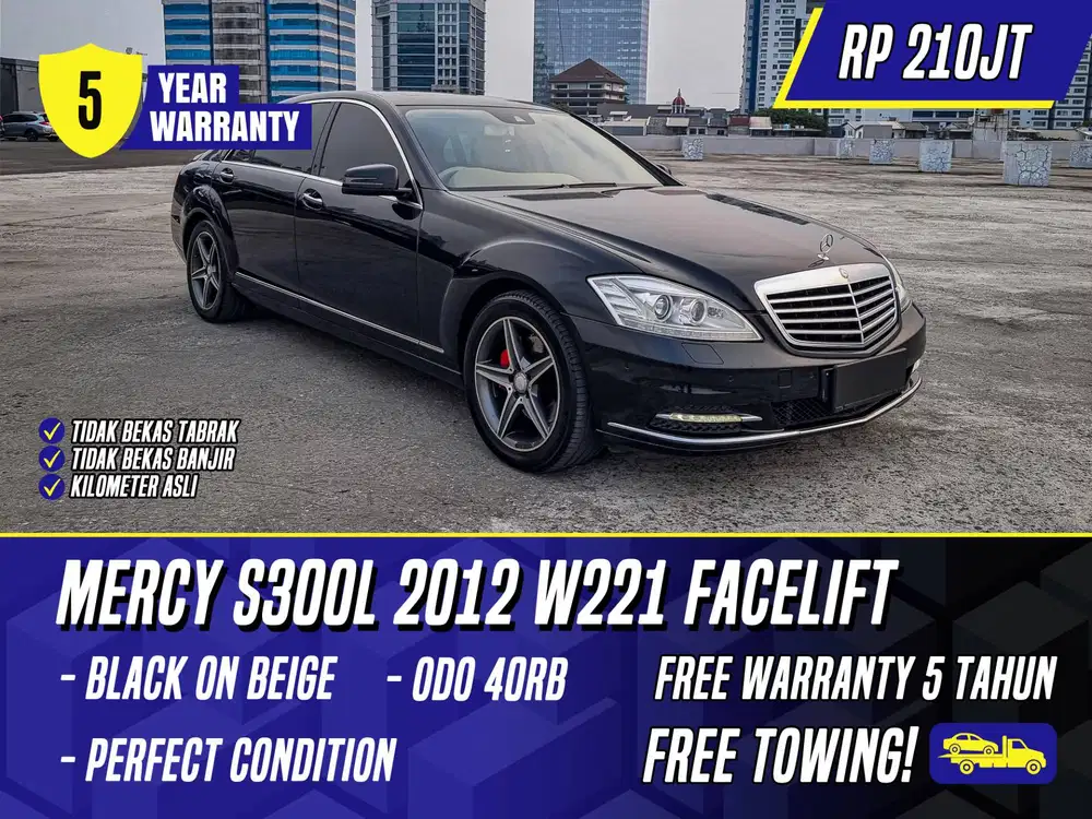 Mercedes Benz S300L 2012 NIK 2011 Black on Beige Hitam Mercy S300 L