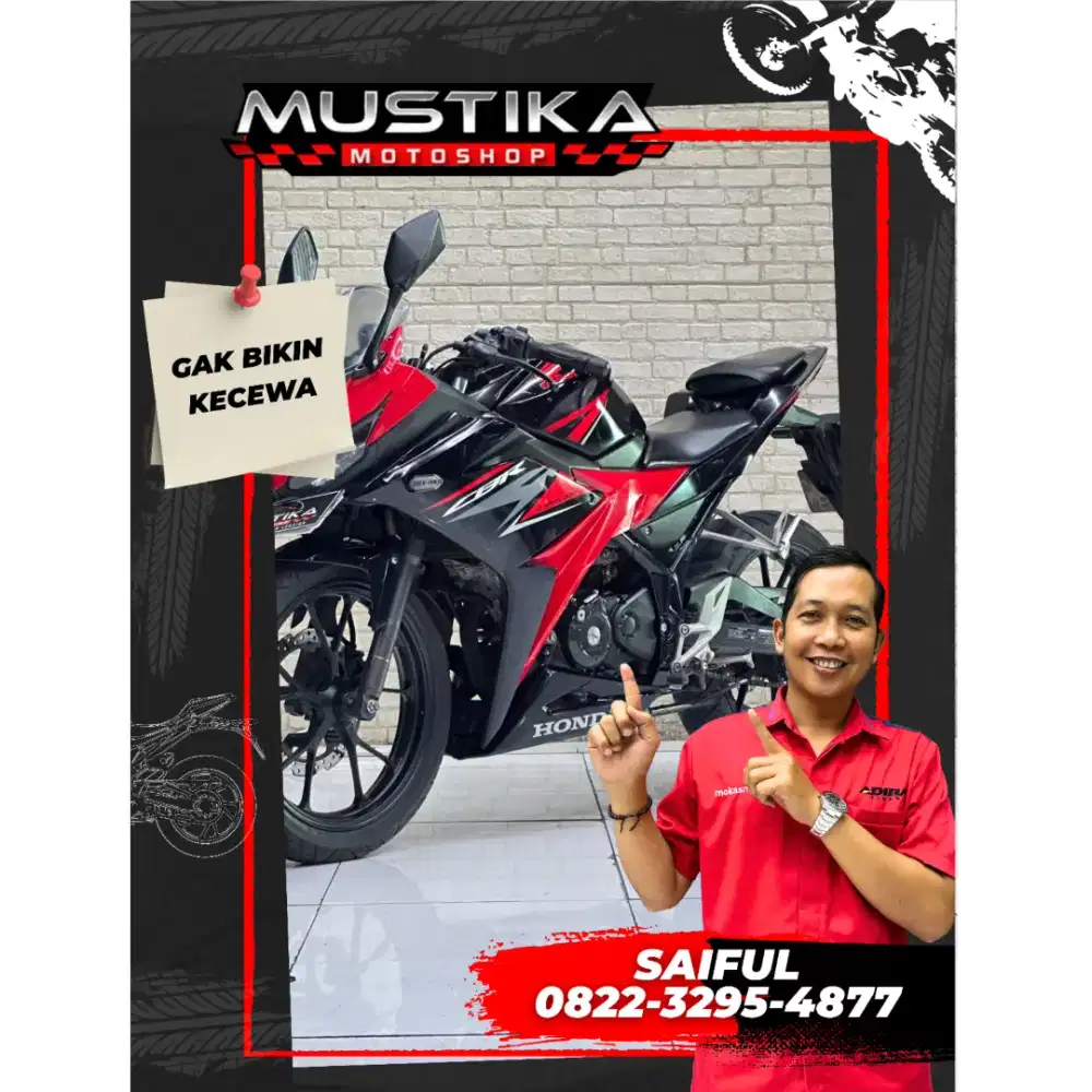 Obral dp500rb Murah!!Honda CBR 150R 2019 Plat Jatim Mulus-Mustika