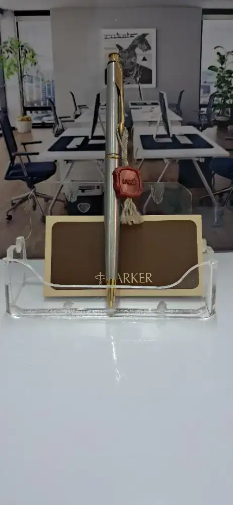 Parker Insignia Push Pencil 0,5mm in Brushed silver gold