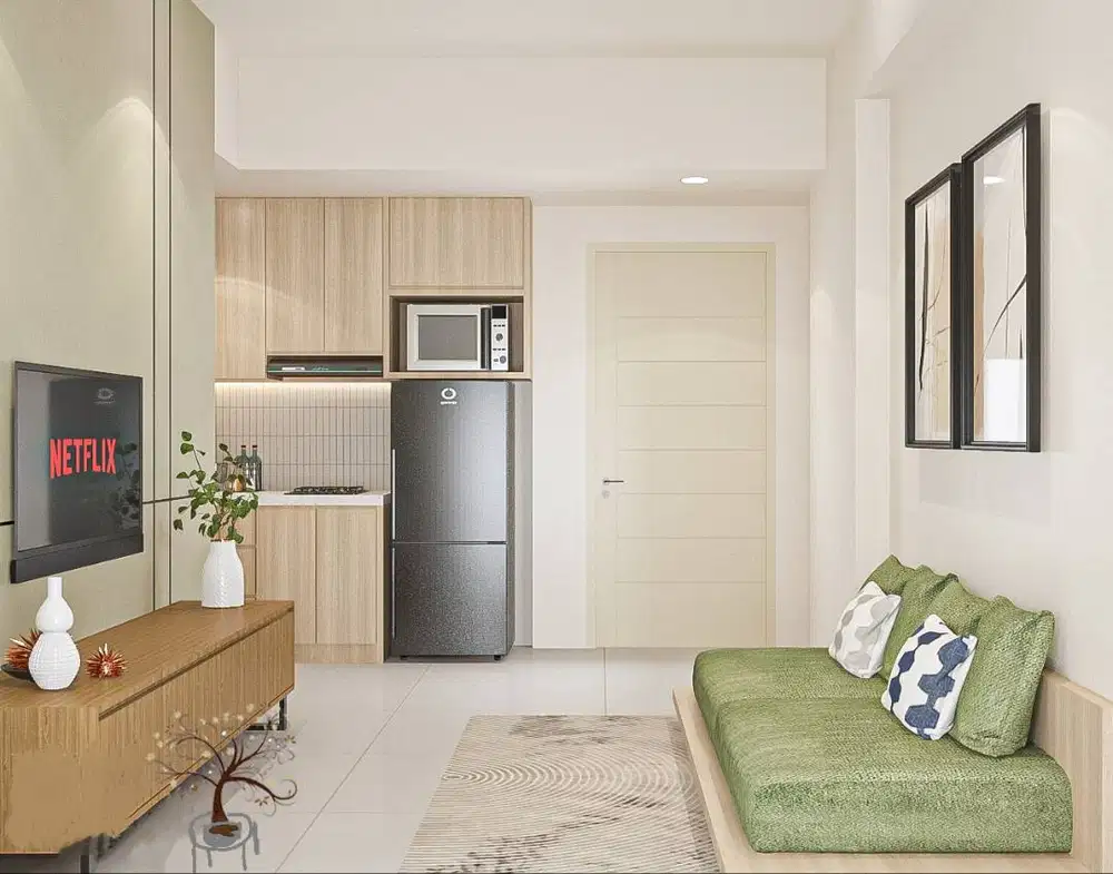 JUAL DAN SEWA APARTEMEN BENSON TOWER 2BR INTERIOR BARU NEW GRES