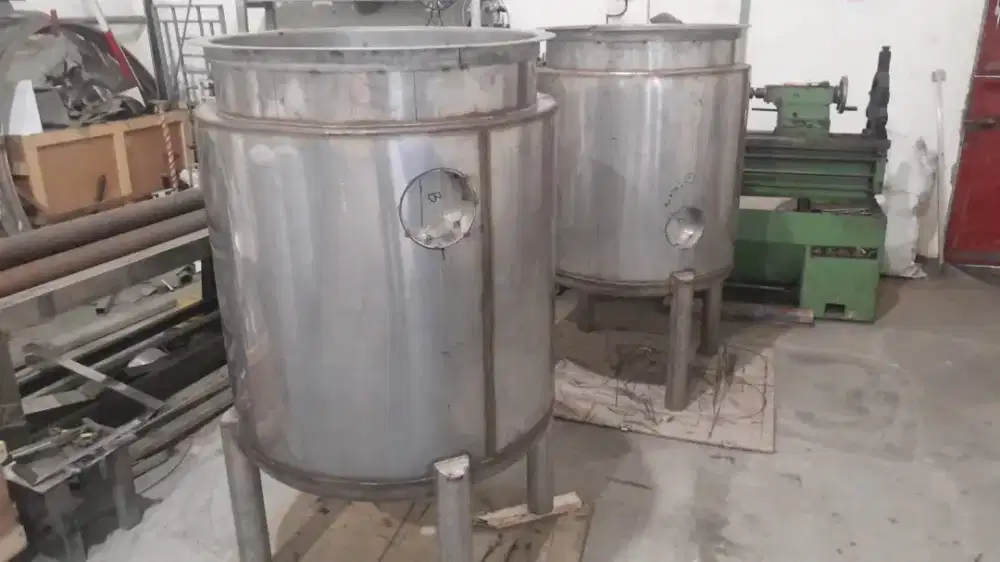 Tangki stainless steel baru jual dg harga bekas