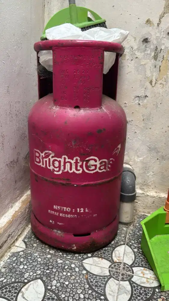 Gas 12kg biru & pink