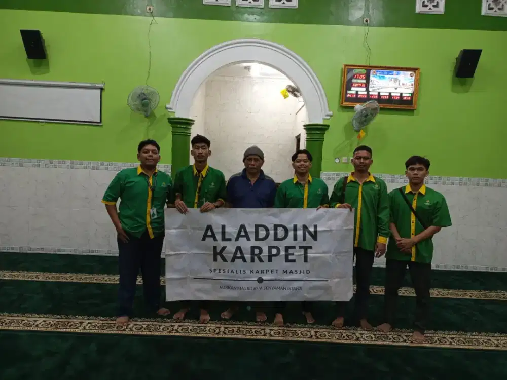Jual Karpet Masjid Tipe Super (14 mm) SemiImport | Free Pasang & Kirim