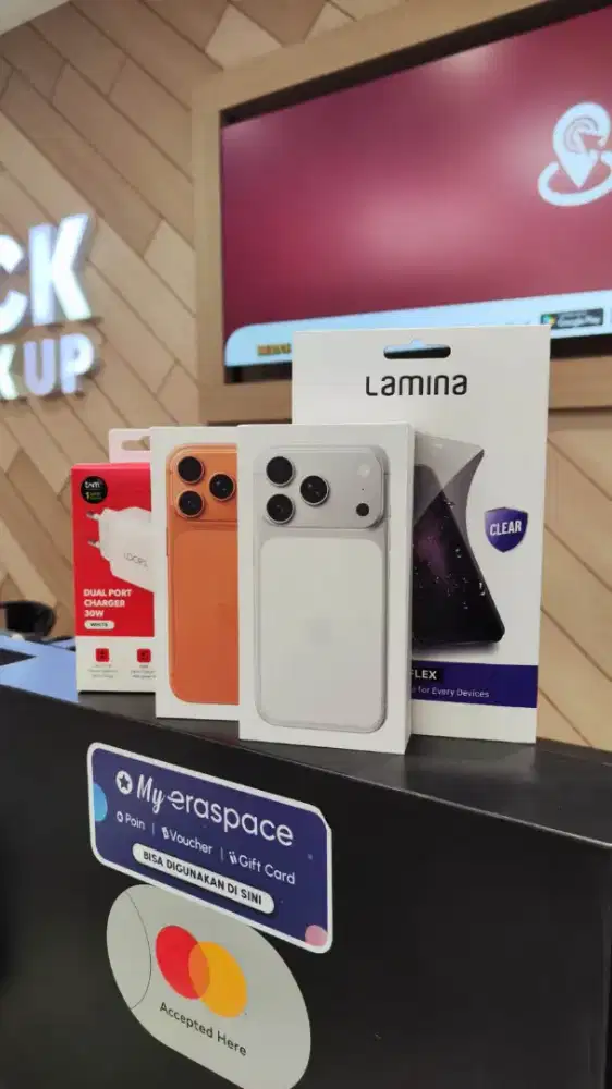 iPhone 17 pro 256GB Garansi iBox free adaptor dan pelindung layar