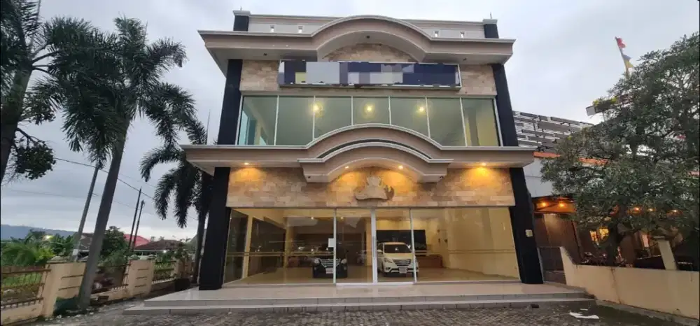 Di jual showroom mobil 2 lantai bandar lampung