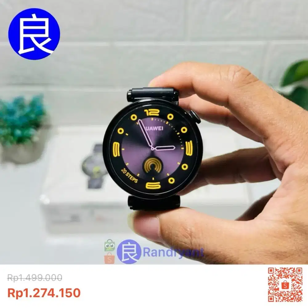 Huawei Watch GT 4 41mm Black Garansi Resmi Indo Fullset Ori Mulus