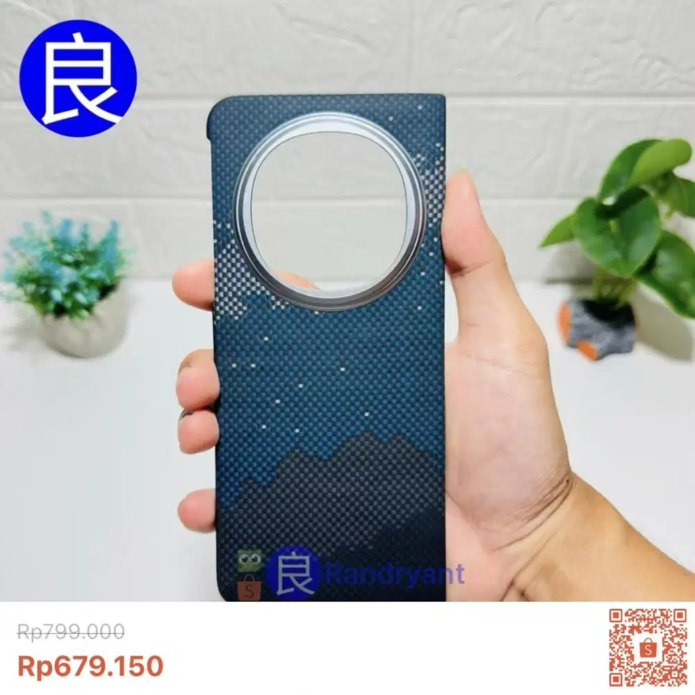 Case Premium Conga Aramid Fiber Kevlar For Oppo Find N5 Fold - Blue
