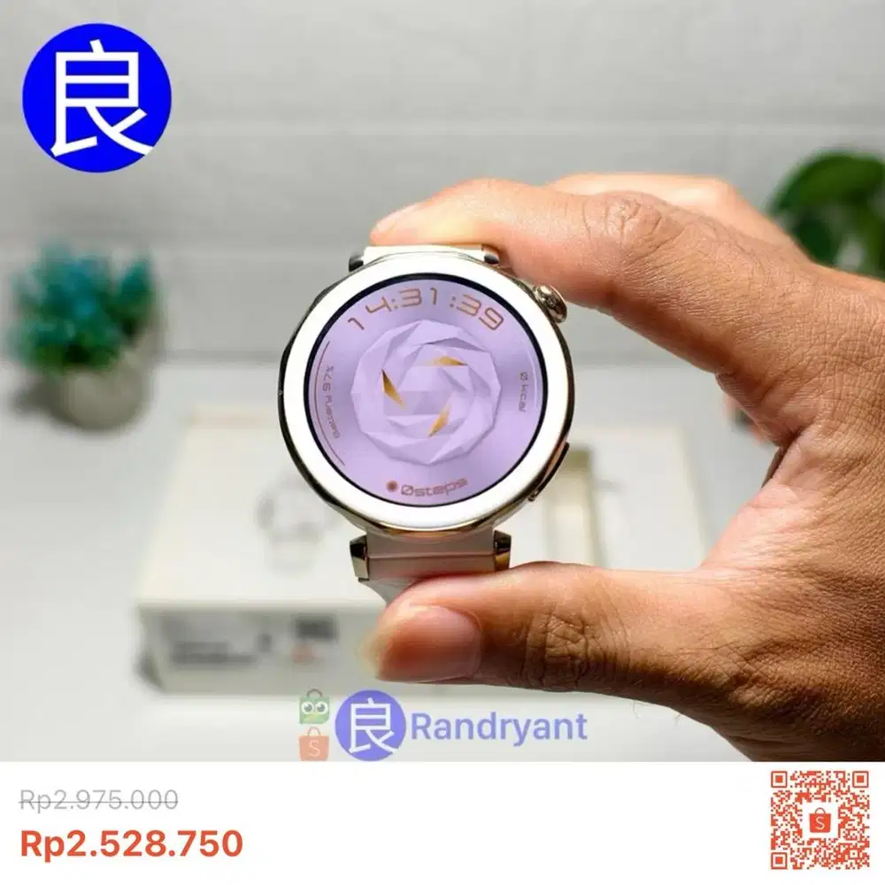 Huawei Watch GT 5 Pro 42mm White Rubber Garansi Resmi Indo Fullset Ori