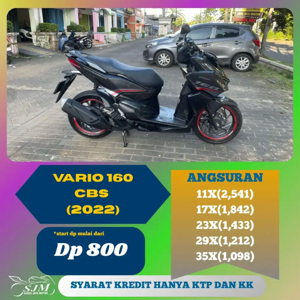 HONDA VARIO 160 CBS 2022 SIAP PAKAI