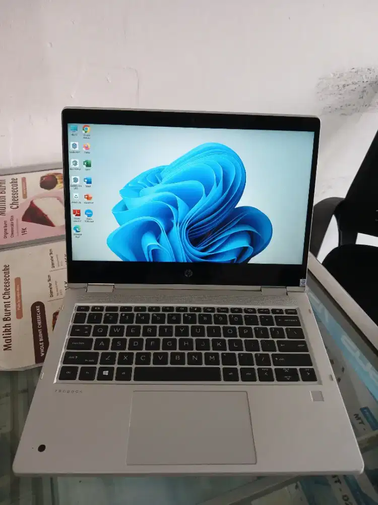 Laptop HP Probook x360 Amd Ryzen 5 4500U Ram 8 Ssd 256 Layar Touscreen