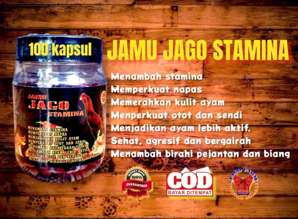 JAMU AYAM STAMINA HERBAL ISI 200 KAPSUL