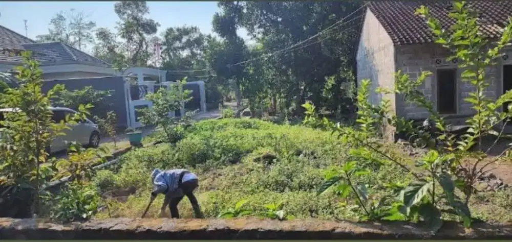 Tanah HOOK 2 muka siap bangun dekat kopi teras merapi
