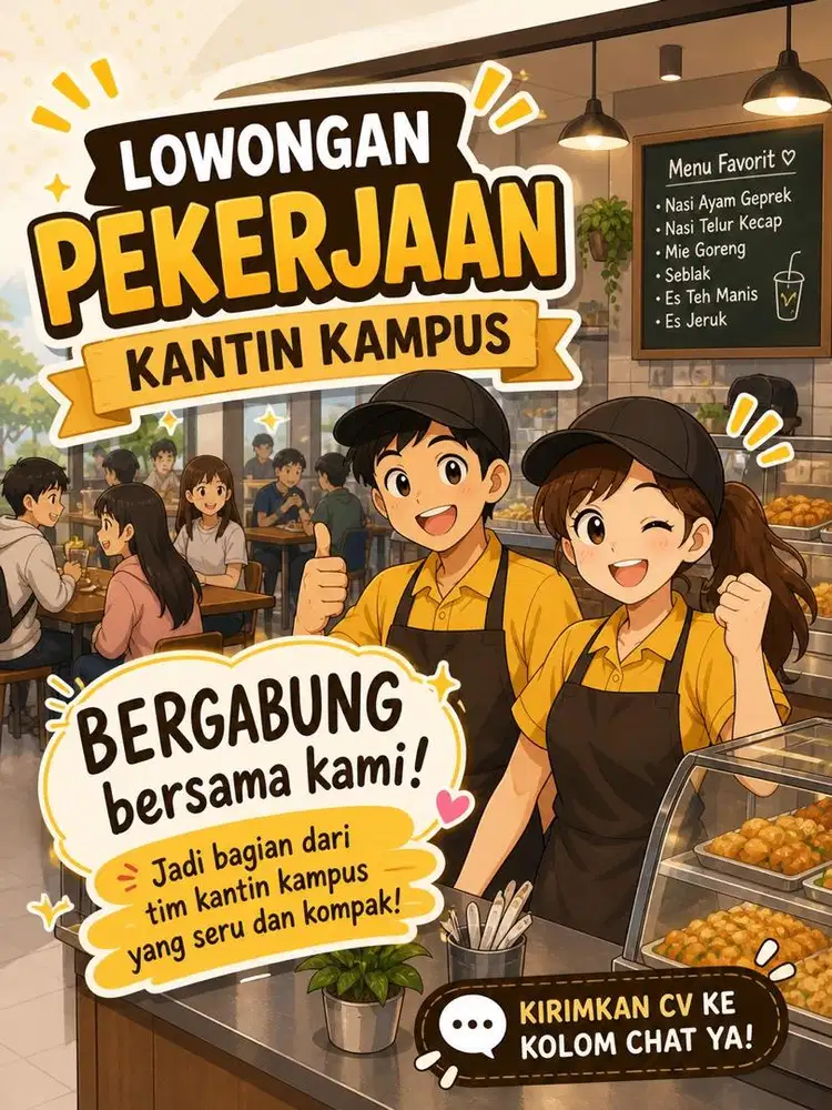 Lowongan kerja kantin kampus unpam viktor