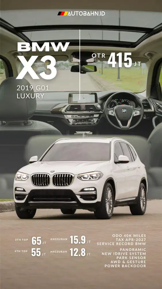 BMW X3 xDrive20i Luxury G01 2019