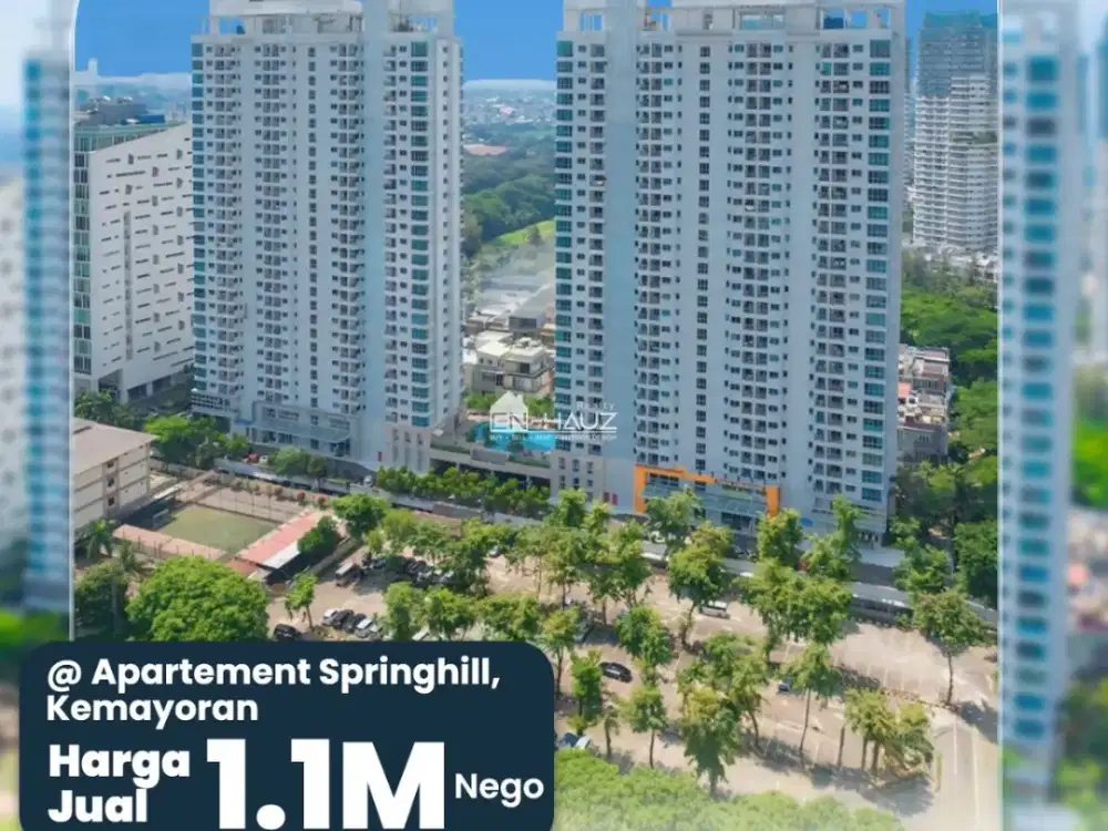(RB) DIJUAL APARTEMEN SPRINGHILL, KEMAYORAN