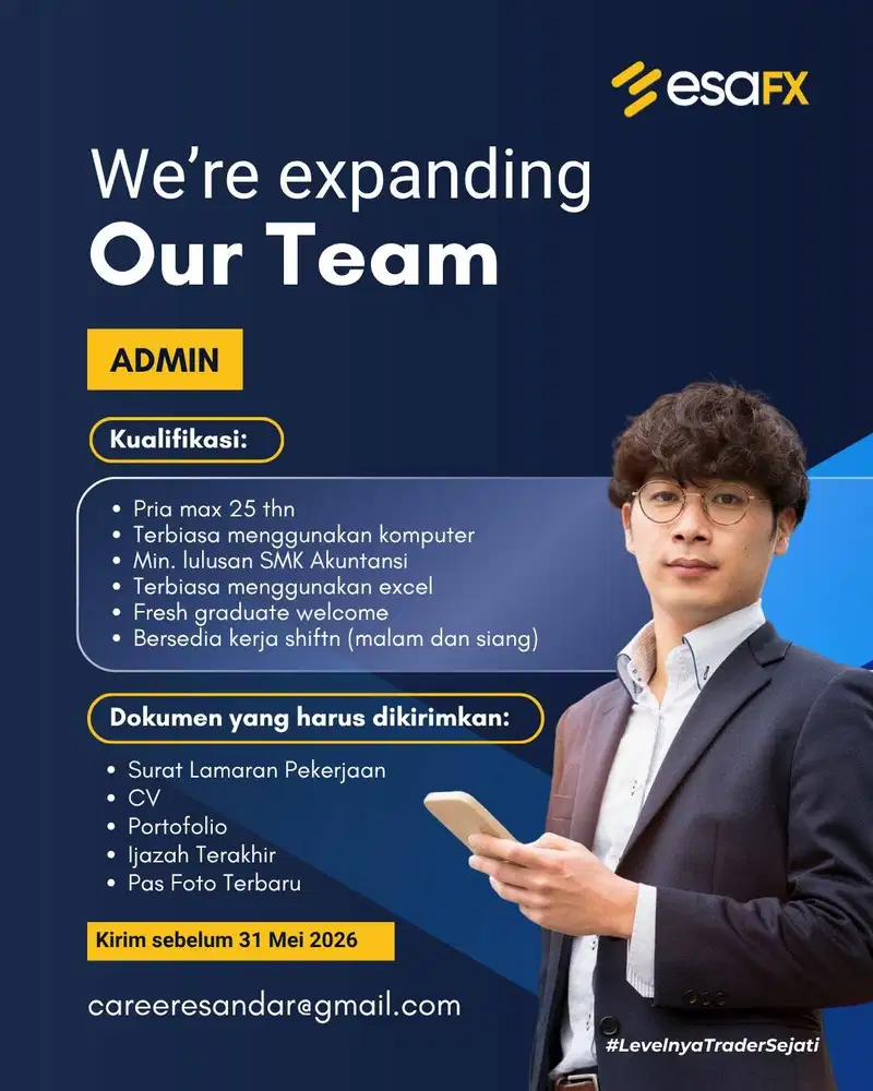 Lowongan Staff Administrasi