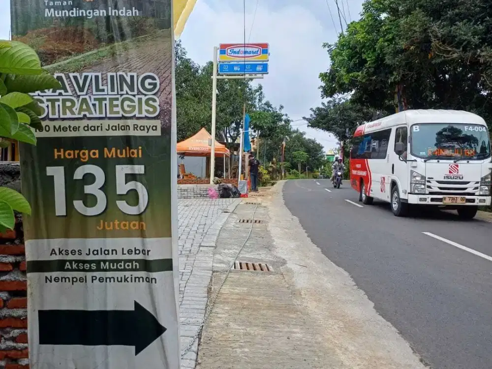 TAMAN MUNDINGAN INDAH KAVLING STRATEGIS CUMA 100 METER DARI JALAN RAYA