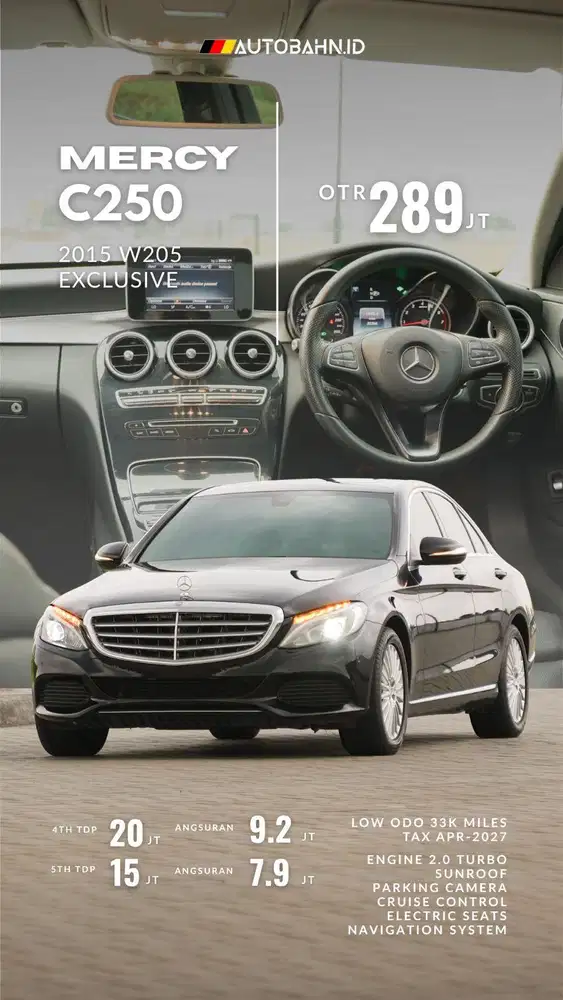 Mercedes Benz C250 Exclusive 2015 (W205)