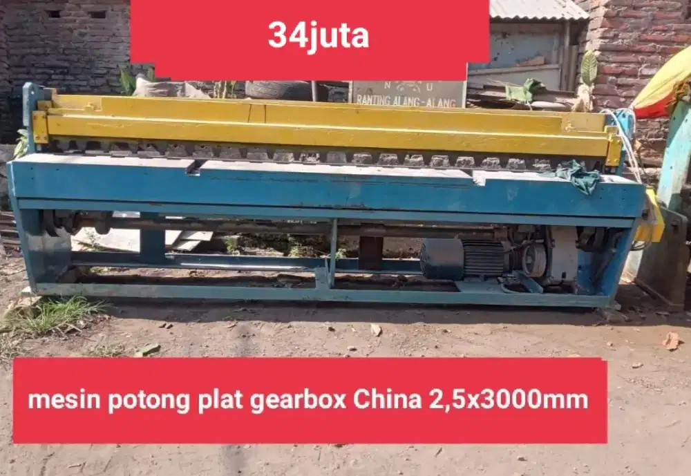 Mesin potong plat siku besi beton plong melubangi