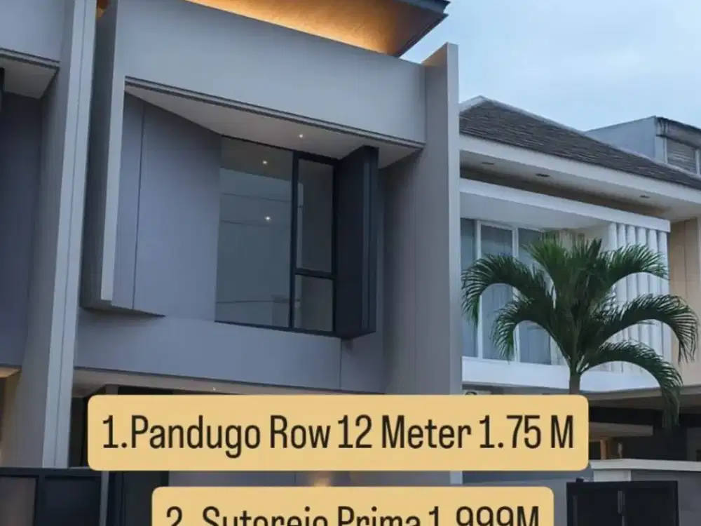 Baru Gress Rumah Sutorejo Prima Surabaya