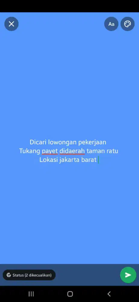 Pekerjaan Tukang payet