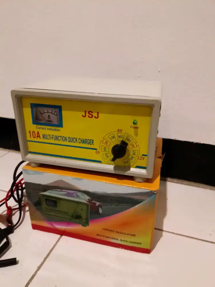 Charger aki basah dan kering