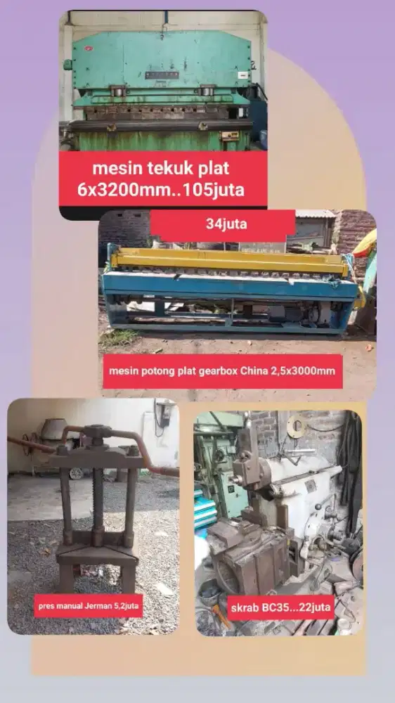 Mesin tekuk plat 6x3200