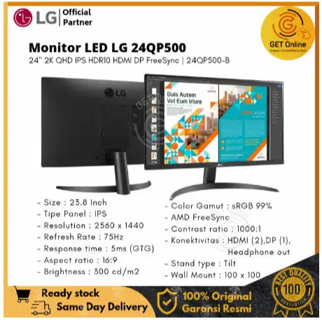 Monitor / Layar LG 24