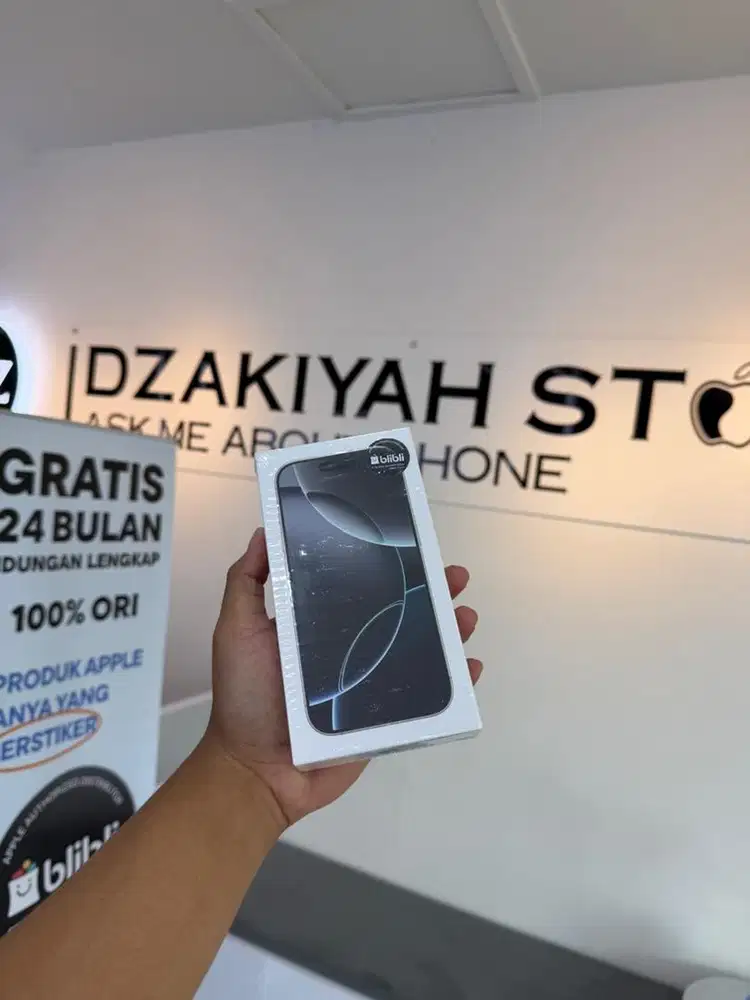 IPHONE 16PRO/512 RESMI NEW!!