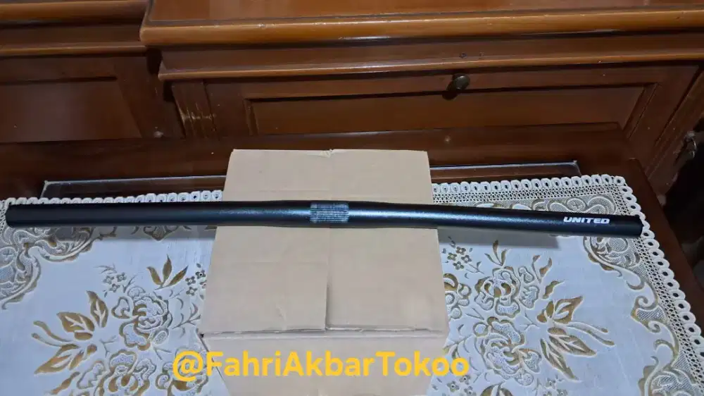 Stang Sepeda Alloy Flat Bar UNITED 580mm 25.4mm BARU MTB/City Bike
