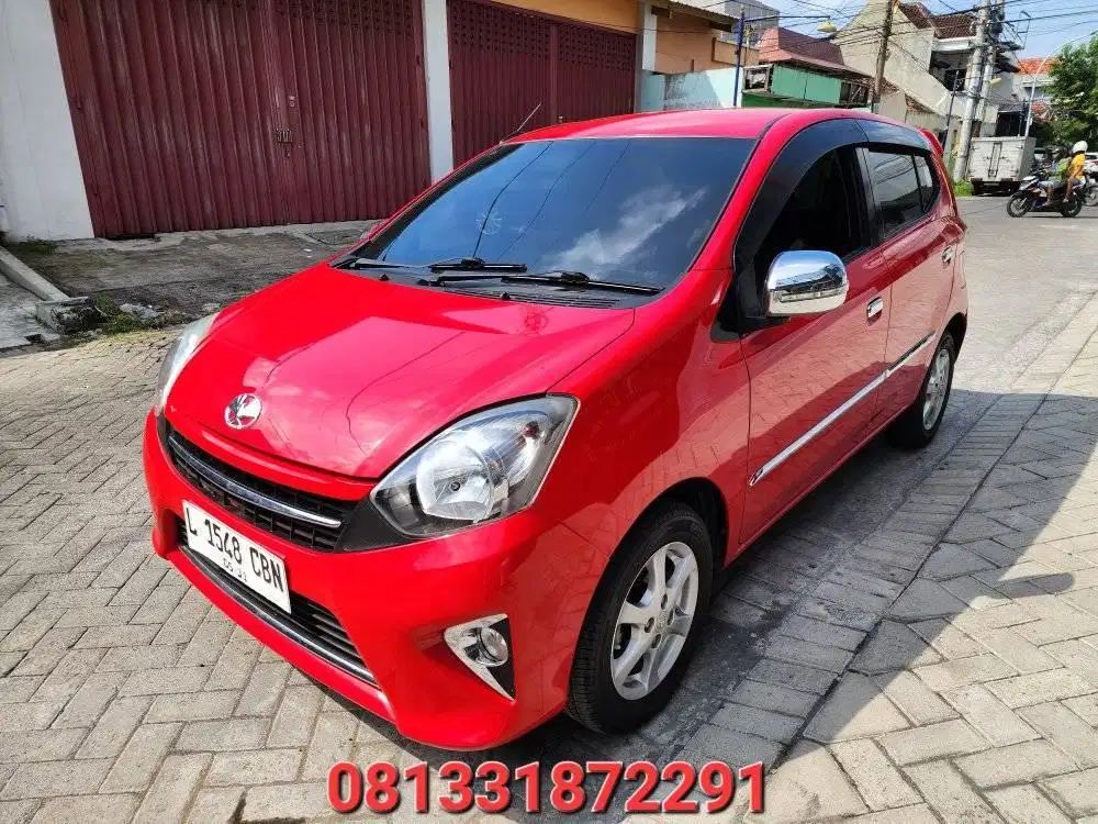 TOYOTA AGYA 1.0 G MANUAL MERAH 2016 PAJAK PLAT BARU ORIANN