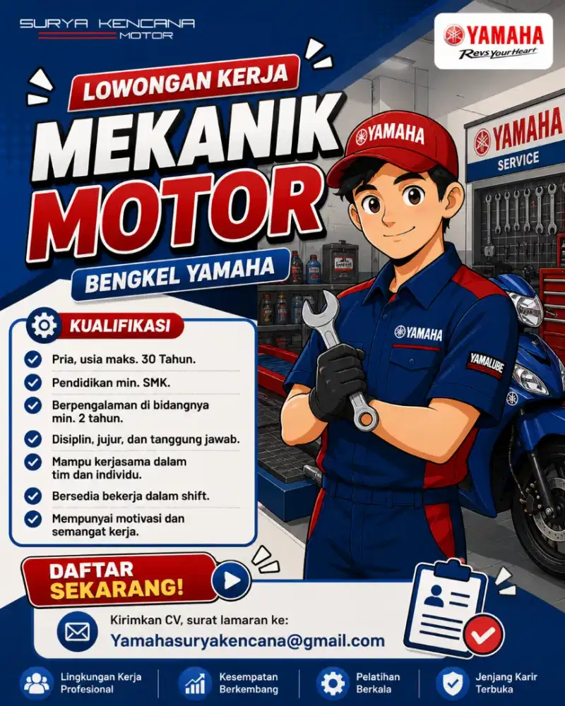Mekanik bengkel yamaha